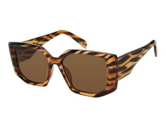 Charlez Cat-Eye Sunglasses - Brown Tiger
