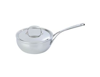 Atlantis 7-Ply 3.5qt Satinless Steel Saucier w/ Lid