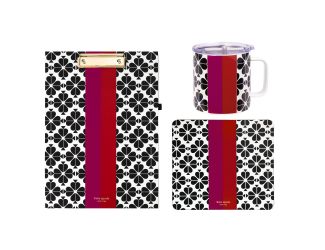 Signature Style Trio Office Bundle - Black Spade Flower