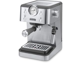 DeLonghi Linea Classic Automatic Espresso Machine with Milk Frother and Pressure Gauge Display