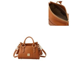 Lucca Leather Satchel with Pocket