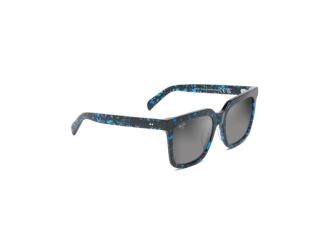 Rooftops Polarized Sunglasses Blue Tortoise Frame Neutral Gray Lens