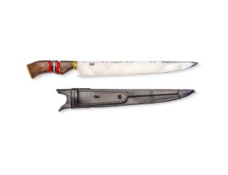 Chef Versatile 12-inch Traditional Stainless Steel Knife in Red