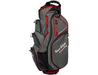 Exotics Xtreme 7.0 Men's Cart Bag: Heath, Red, & White