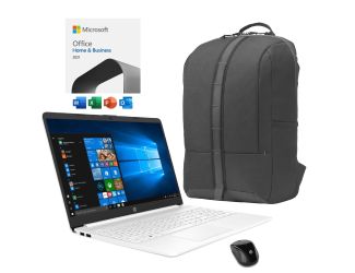15.6" Intel Notebook, Microsoft Office Home & Business, mouse & backpack