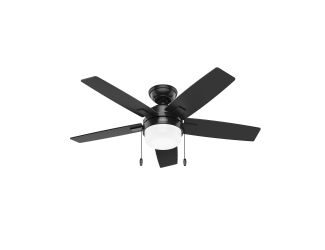 Anisten 44" Ceiling Fan w/ LED Light Matte Black