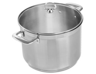 Induction 21 - 8 qt. Stockpot with Glass Lid