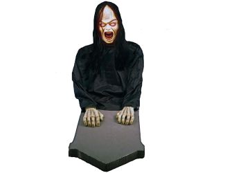 Resurrection Mary by Tekky, Premium Halloween Animatronic for Indoor or Covered Outdoor, Battery Ope