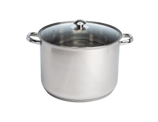 12qt Pure Intentions Stainless Steel Stock Pot w/ Lid