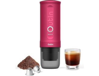 Outin Nano Portable Electric Espresso Machine-Crimson Red