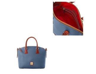 Pebble Grain Domed Satchel