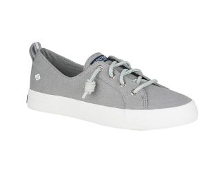 Womens Crest Vibe Canvas Shoe-Grey-7