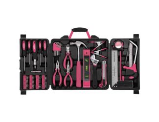 71 Piece Household Tool Kit - Pink
