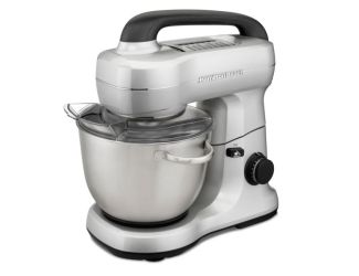 7 Speed Tilt Back Stand Mixer Silver