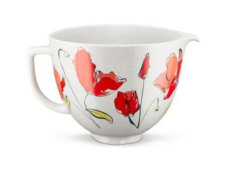 5-Qt. Ceramic Bowl for Tilt-Head Stand Mixers, Poppy