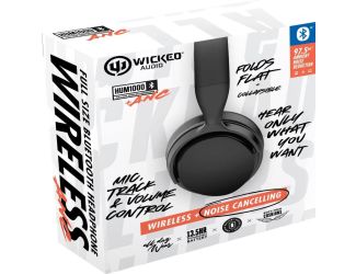 Hum 1000 Bluetooth Noise Cancelling Headphones - (Black)