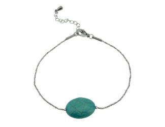 Joyful Sentiments Turquoise Genuine Stone Bracelet
