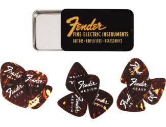 Fender Fine Electric Pick Tin - 12 Pack
