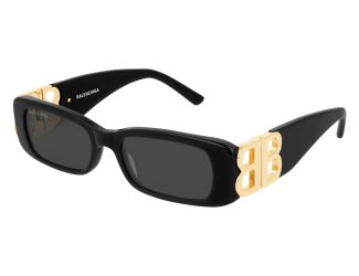 Women's Rectangular Sunglasses - Black
