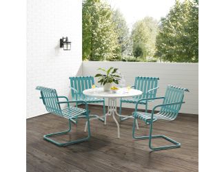 Gracie 5Pc Outdoor Metal Dining Set