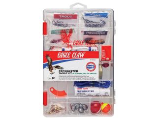 81 Piece Go Fish Non-Lead Freshwater Tackle Kit