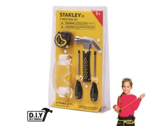 Stanley Jr. 5-Piece Kids Tool Set with Real Tools