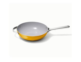 12" Nonstick Ceramic Stir Fry Pan Marigold