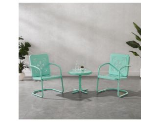 Azalea 3-Piece Retro Outdoor Chair Set
