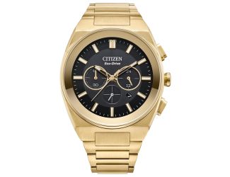 Citizen Men's Axiom Stainless Steel Bracelet watch, Black dial