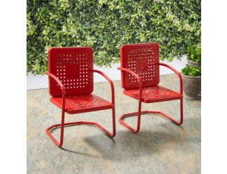 Bates 2Pc Retro Outdoor Chair Set
