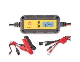 Shell 4Amp Automotive Battery Charger and Maintainer