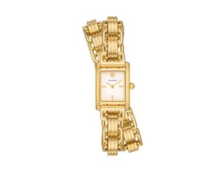 Ladies' Mini Eleanor Double Wrap Gold Bracelet Watch Cream Dial