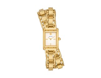 Ladies' Mini Eleanor Double Wrap Gold Bracelet Watch Cream Dial