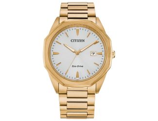 Men's Corso Eco-Drive Watch, Gold-tone