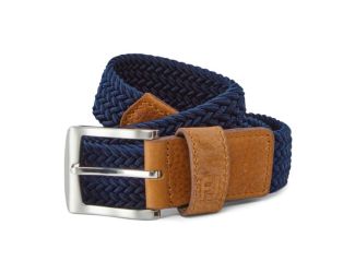 FootJoy Woven Golf Belt - Navy/Long