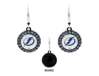 Tampa Bay Lightning Puck Earrings