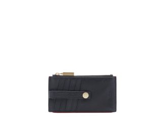 210 West Black Zipper Wallet