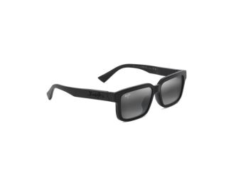 Hiapo Asian Fit Polarized Sunglasses Matte Black Frame Neutral Gray Lens