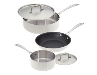 American Kitchen Single & Loving It SS 5-Pc Cookware Set