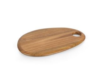 Pebble Serving Board 15" x 10" - Natural Acacia