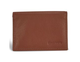 Onyx Leather Card Case Size 4"x3"