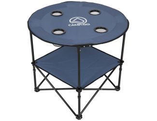Round Compact Folding Beach Table Size 28"
