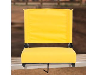 500 lb. Rated Lightweight Stadium Chair-Handle-Padded Seat, Pink