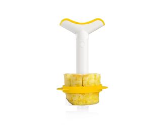 Vacu Vin Pineapple Slicer w/Wedge - White/Yellow