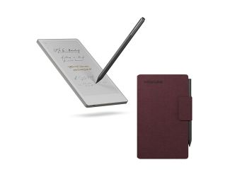 reMarkable Move Bundle with Weave Folio - Burgundy