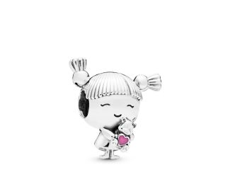 Girl with Pigtails Charm