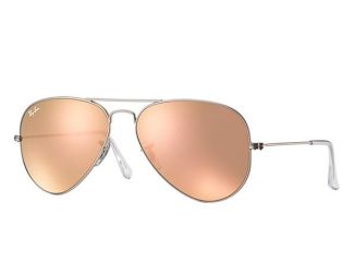 Aviator Flash Non-Polarized Sunglasses Size 58