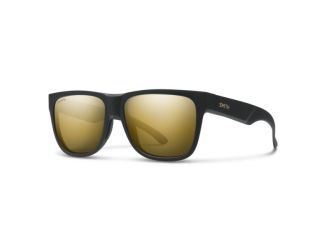 Smith - Lowdown 2 Sunglasses - (Frame) Matte Black Gold; (Lens) Black Gold Mirror