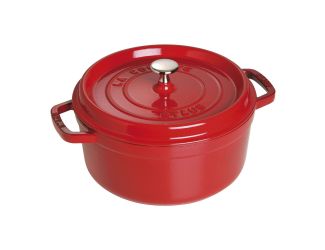 4qt Cast Iron Round Dutch Oven Cherry