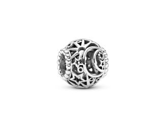 Openwork Sun, Stars and Moon Charm